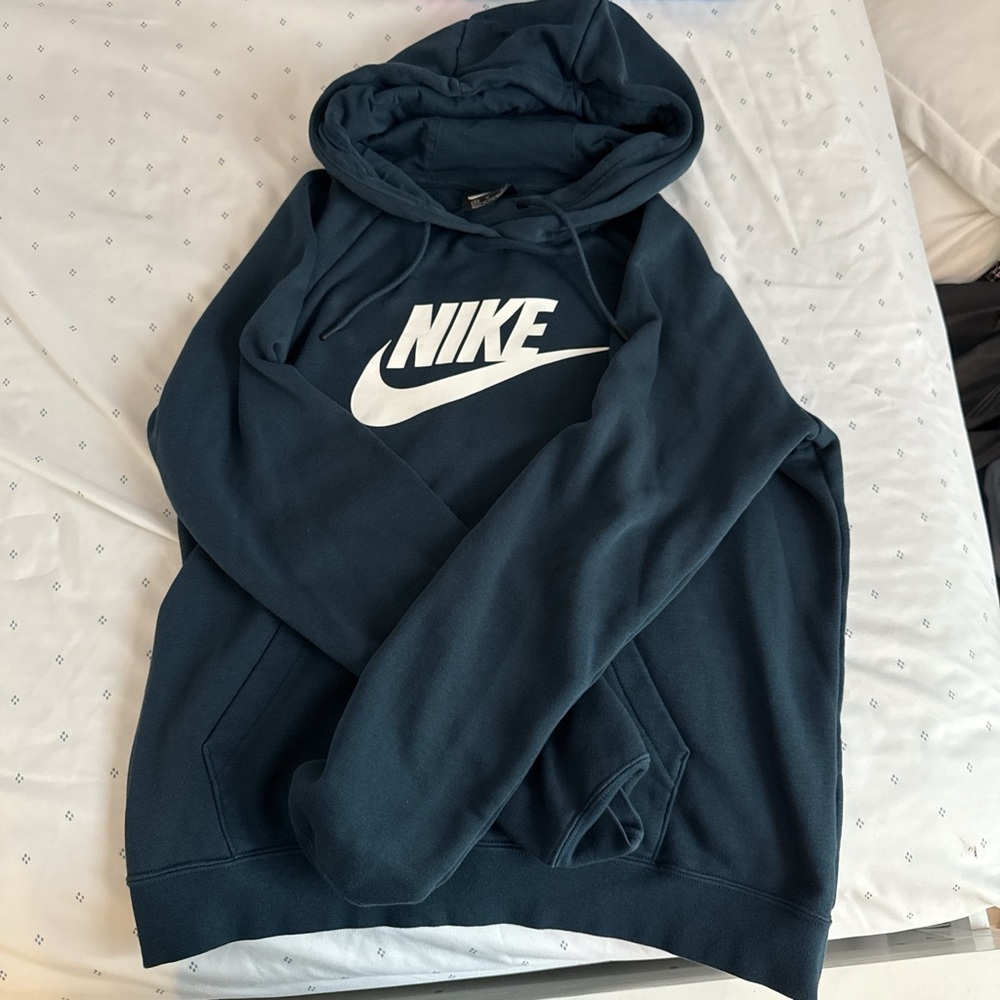 Nike Men's Dark Blue Hoodie